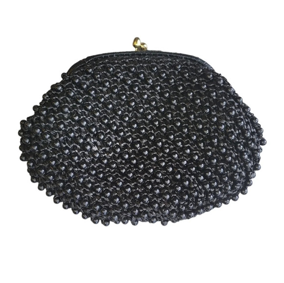 Vintage Princess Charming by Atlas Beaded Clutch Handbag Mid Century 50s 60s - Picture 1 of 11